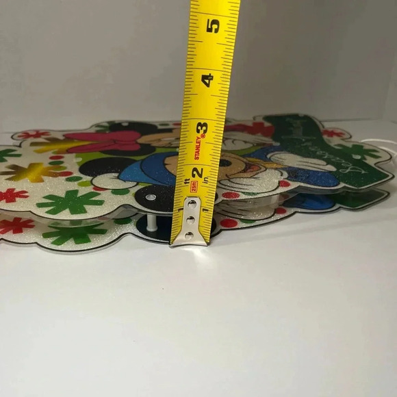 VintageDisney Mickey & Minnie Mouse Christmas Light Up Double Sided Window Decor - Picture 11 of 11